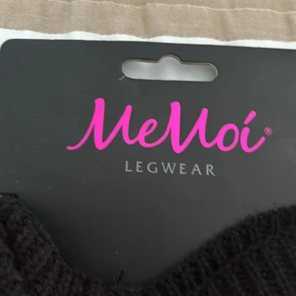 Black Knit Leg Warmers - Picture 2 of 6